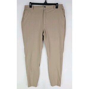 Cuts Clothing AO Jogger Pants Men's 2XL Beige Tapered Leg Stretch Comfort  29"